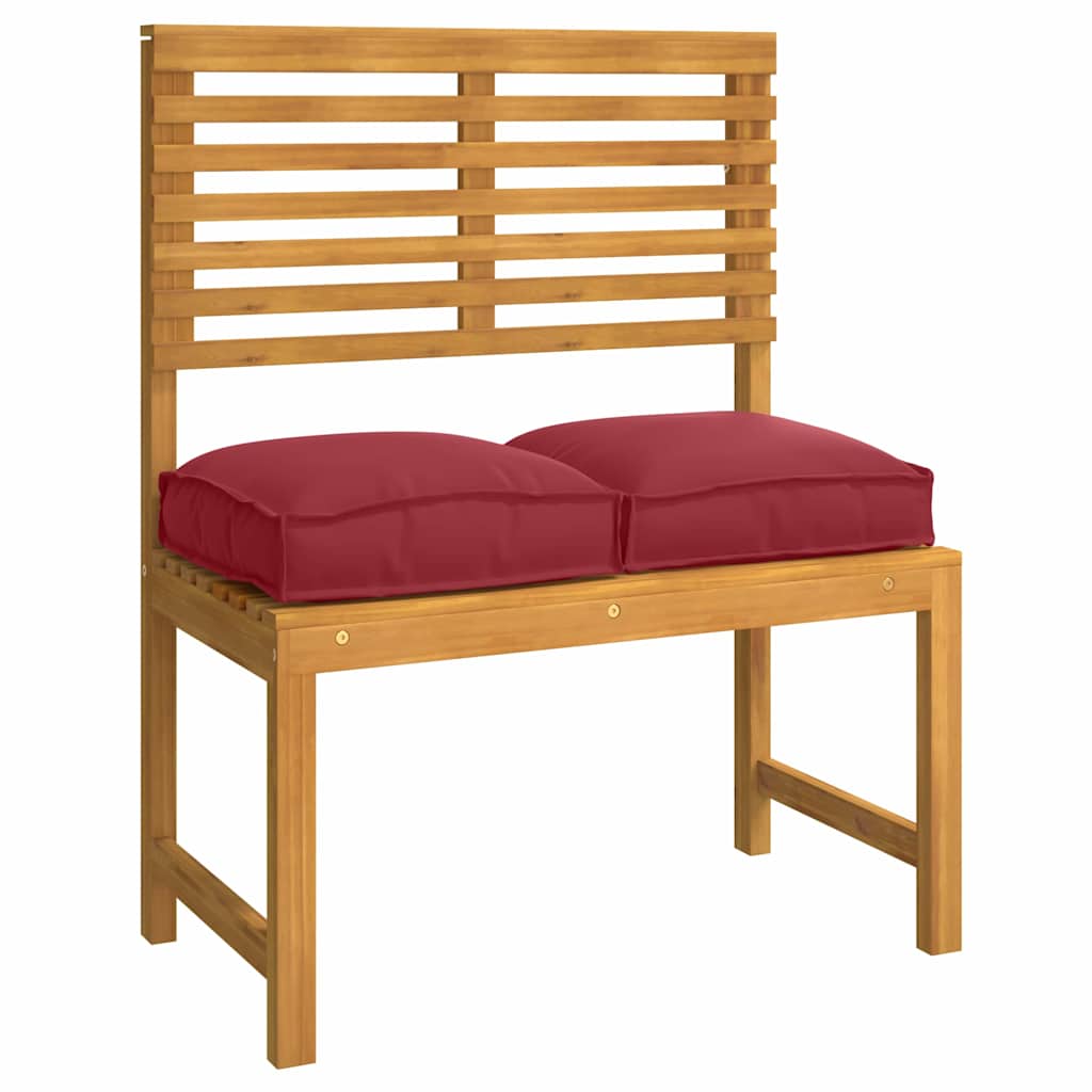 Pallet Cushion for suitable for Seat 4 pcs Wine Red